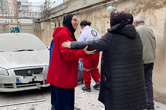 Vi ger Psykosocialt stöd till kvinna i Iran