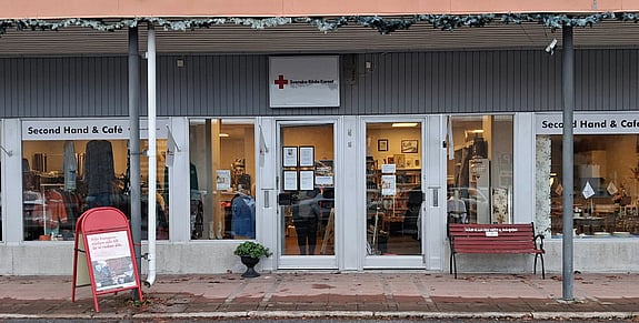Entré till Skönsbergs nya lokal