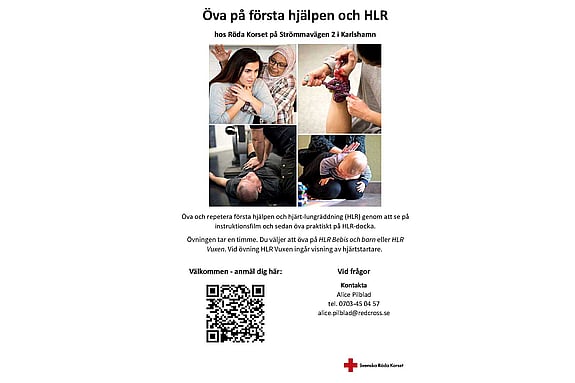 Första Hjälpen och HLR i Karlshamn