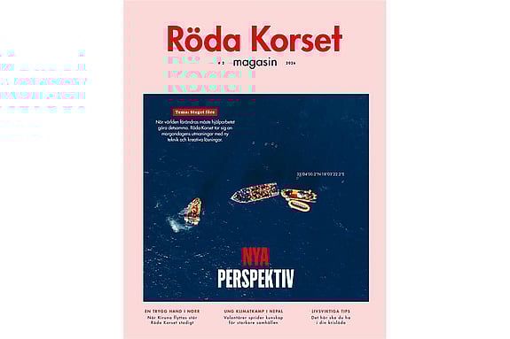 Omslaget till Röda Korset Magasin