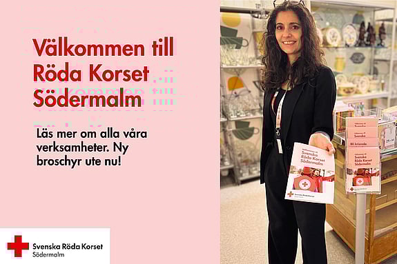 Ny broschyr: Upptäck allt bra vi gör på Röda Korset Södermalm