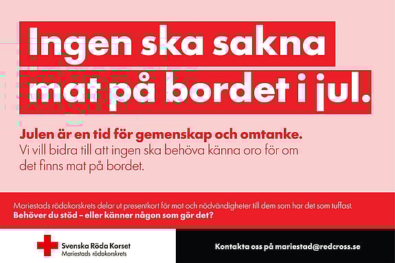 Ingen ska sakna mat på bordet i jul