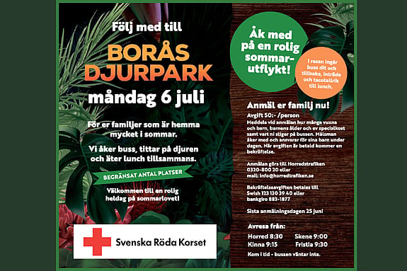 Följ med till Borås Djurparken