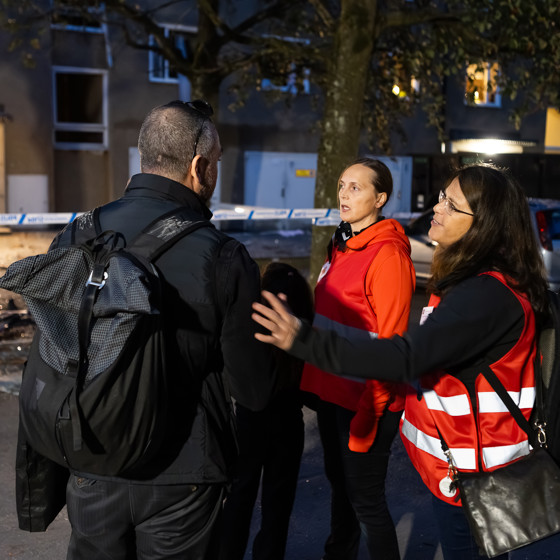 Grupp som över på krisberedskap