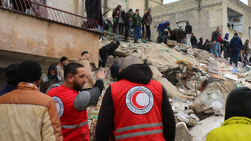 Jordbävning i Syrien.