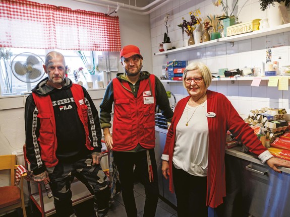 Volontärer Röda Korset i Hedemora.