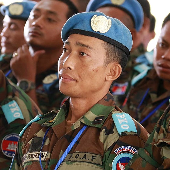 Säkerhetsstyrkor utbildas i humanitär rätt.