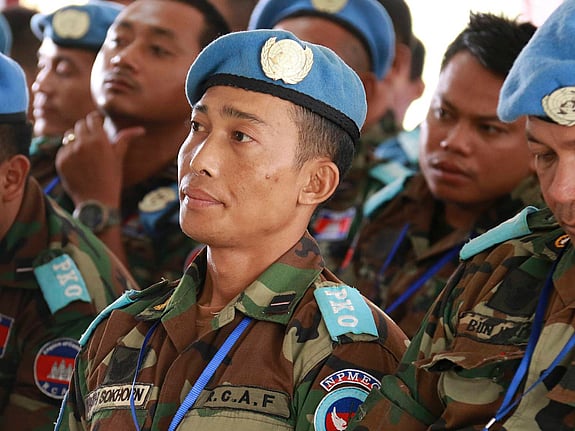 Säkerhetsstyrkor utbildas i humanitär rätt.